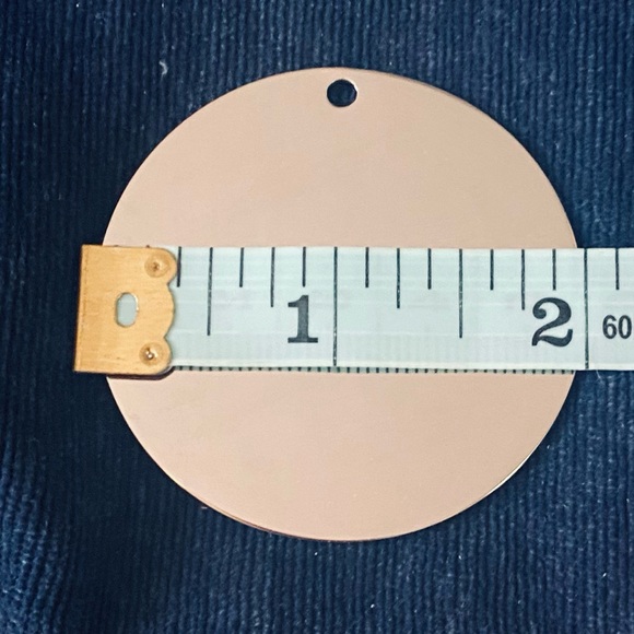 hand painted cotton boll pendant (PENDANT ONLY: necklace not included) - Picture 4 of 4